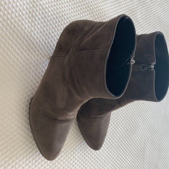 Prada Suede Ankle Booties - 37 - Picture 3 of 9